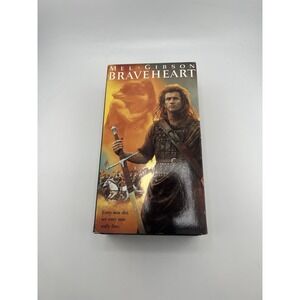 Braveheart (New Sealed VHS 1996, 2-Tape Set) Mel Gibson, Sophie Marceau, History